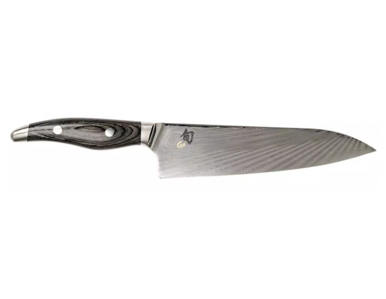 Cuchillo japonés Shun Premier, santoku en acero damasco.