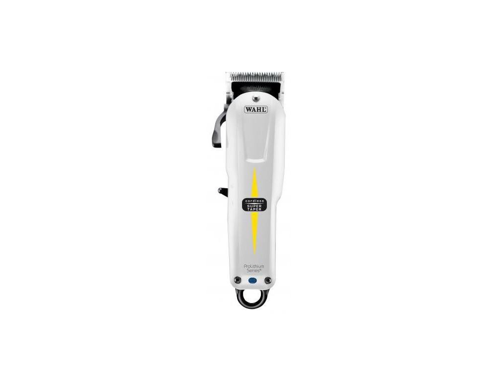 Máquina de cortar el pelo Wahl Super Taper blanca Cord/Cordless -  Ganivetería Roca