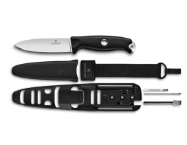 Cuchillo bushcraft Victorinox Venture Pro negro 10,5 cm