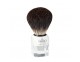 Brocha afeitar Omega tejón 1ª mango cristal/blanco